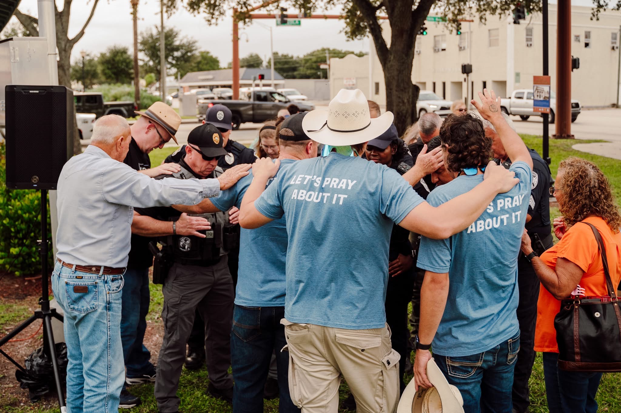 Let’s Pray About It Ministries community prayer gathering
